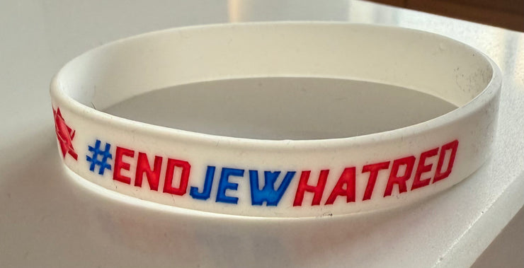 End jew hatred rubber braclet